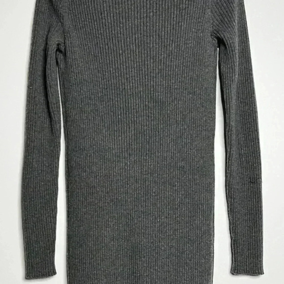 (2 for $15) Gap ribbed knit crew neck sweater dress/grey/size Small- NWOT - Picture 7 of 16